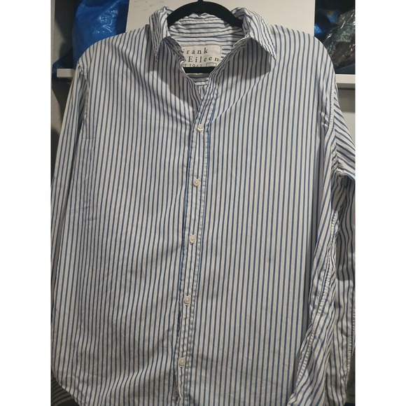 Frank & Eileen Tops - Frank & Eileen Womens Shirt Size SMALL Blue/White Stripe